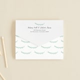 "Painted Leaves" - Savvy Wedding Invitations in Evergreen by Olivia Raufman - Closed