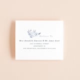 "Poetic Watercolor Flowers" - Savvy Wedding Invitations in Periwinkle by Qing Ji - FREE Recipient Addressing