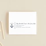 "Down by the Sea" - Savvy Wedding Invitations in Marine by Sandra Picco Design - FREE Recipient Addressing