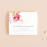 "Stately Florals" - Savvy Wedding Invitations in Poppy by Lori Wemple - FREE Recipient Addressing