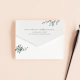 "Fresh Sage" - Savvy Wedding Invitations in Olive by Christie Kelly - Closed