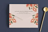 "Sawyer" - Savvy Wedding Invitations in Cloisonne by Melanie Kosuge - Closed