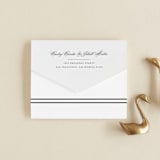 "Downtown" - Savvy Wedding Invitations in Onyx by Lauren Chism - Closed