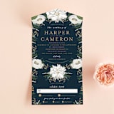 "Winter White" - Savvy Wedding Invitations in Winter White by Susan Moyal - Front Open