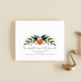"Orange Blossoms" - Savvy Wedding Invitations in Pearl by Susan Moyal - FREE Recipient Addressing