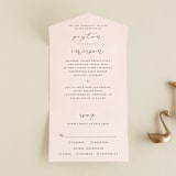 "Simply Perfect" - Savvy Wedding Invitations in Blush by Brianne Larsen - Front Open