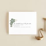 "Succulent Surround" - Savvy Wedding Invitations in Cloud by Susan Moyal - FREE Recipient Addressing