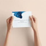 "blue tides" - Savvy Wedding Invitations in Sea Blue by Erin Deegan - How it works