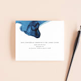 "blue tides" - Savvy Wedding Invitations in Sea Blue by Erin Deegan - FREE Recipient Addressing