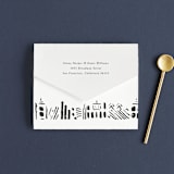 "Love In The City" - Savvy Wedding Invitations in Pearl by Shiny Penny Studio - Closed