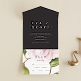 "Botanic" - Savvy Wedding Invitations in Midnight by kelli hall - Front Open