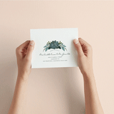 "Echeveria" - Savvy Wedding Invitations in Prussian Blue by Susan Moyal - How it works
