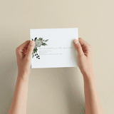 "Agave & Greens" - Savvy Wedding Invitations in Ivory by Susan Moyal - How it works