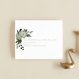 "Agave & Greens" - Savvy Wedding Invitations in Ivory by Susan Moyal - FREE Recipient Addressing