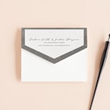 "Simplicity" - Savvy Wedding Invitations in Smoke by Amy Ngo - Closed