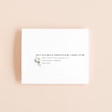 "Watercolor Wreath" - Savvy Wedding Invitations in Linen by Katrina Crouch - FREE Recipient Addressing