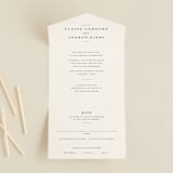 "a grand day" - Savvy Wedding Invitations in Vanilla by Lea Delaveris - Front Open