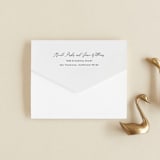 "Tropical Bouquet" - Savvy Wedding Invitations in Basil by Elly - Closed