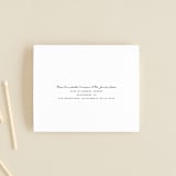 "Library Square" - Savvy Wedding Invitations in Charcoal by Meagan Christensen - FREE Recipient Addressing