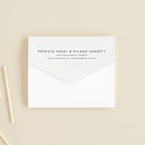 "Ordered Grace" - Savvy Wedding Invitations in Snow by That Girl Press - Closed