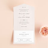 "Crush" - Savvy Wedding Invitations in Buttery by Carolyn MacLaren - Front Open