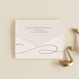 "Fountain Pen" - Savvy Wedding Invitations in Creme by Erin L. Wilson - Closed