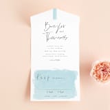 "So Delightful" - Savvy Wedding Invitations in Sky by Erika Firm - Front Open