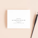 "Signed" - Savvy Wedding Invitations in Pearl by Roxy Cervantes - FREE Recipient Addressing