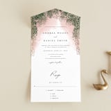 "veil sweet" - Savvy Wedding Invitations in Blush by Cass Imagines - Front Open