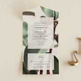 "Powder Room Florals" - Savvy Wedding Invitations in Cream by Ariel Rutland - Front Open