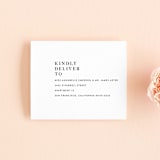 "Harmonie" - Savvy Wedding Invitations in Cloud by Carly Reed Walker - FREE Recipient Addressing