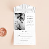 "Charming" - Savvy Wedding Invitations in Pearl by AK Graphics - Front Open