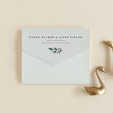 "Forest Crest" - Savvy Wedding Invitations in Obsidian by Alethea and Ruth - Closed