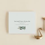 "Forest Crest" - Savvy Wedding Invitations in Obsidian by Alethea and Ruth - FREE Recipient Addressing