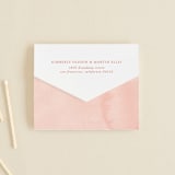 "Contemporary" - Savvy Wedding Invitations in Peony by Liz Conley - Closed