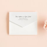 "Scripted Union" - Savvy Wedding Invitations in Pearl by Kelly Schmidt - Closed