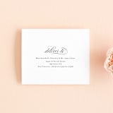 "Scripted Union" - Savvy Wedding Invitations in Pearl by Kelly Schmidt - FREE Recipient Addressing