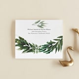 "Fresh Greens" - Savvy Wedding Invitations in Emerald by Susan Moyal - Closed