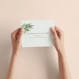 "Tropical Vows" - Savvy Wedding Invitations in Jade by Chris Griffith - How it works