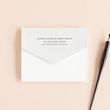 "Key Ingredients" - Savvy Wedding Invitations in Cotton by Christie Garcia - Closed
