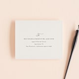 "Classic Monogram" - Savvy Wedding Invitations in Cream by Carolyn MacLaren - FREE Recipient Addressing