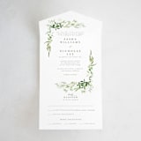 "Verdure" - Savvy Wedding Invitations in Garden by Leah Bisch - Front Open