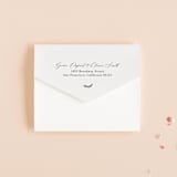 "Olivier" - Savvy Wedding Invitations in Olive by Bonjour Paper - Closed
