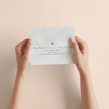 "Elegant Crest" - Savvy Wedding Invitations in Stone by Ariel Rutland - How it works