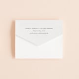 "Elementary" - Savvy Wedding Invitations in Dusty Rose by Katy Shen - Closed