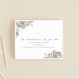 "set in stone" - Savvy Wedding Invitations in Dusty Rose by Mansi Verma - FREE Recipient Addressing