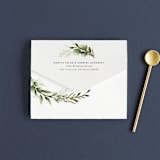 "Enchanted Greenery" - Savvy Wedding Invitations in Frost by Susan Moyal - Closed