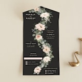 "Lovely Vine" - Savvy Wedding Invitations in Blush by Susan Moyal - Front Open