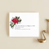 "Lovely Vine" - Savvy Wedding Invitations in Crimson by Susan Moyal - FREE Recipient Addressing