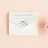 "Whispered Leaves" - Savvy Wedding Invitations in Leaf by Kristie Kern - Closed